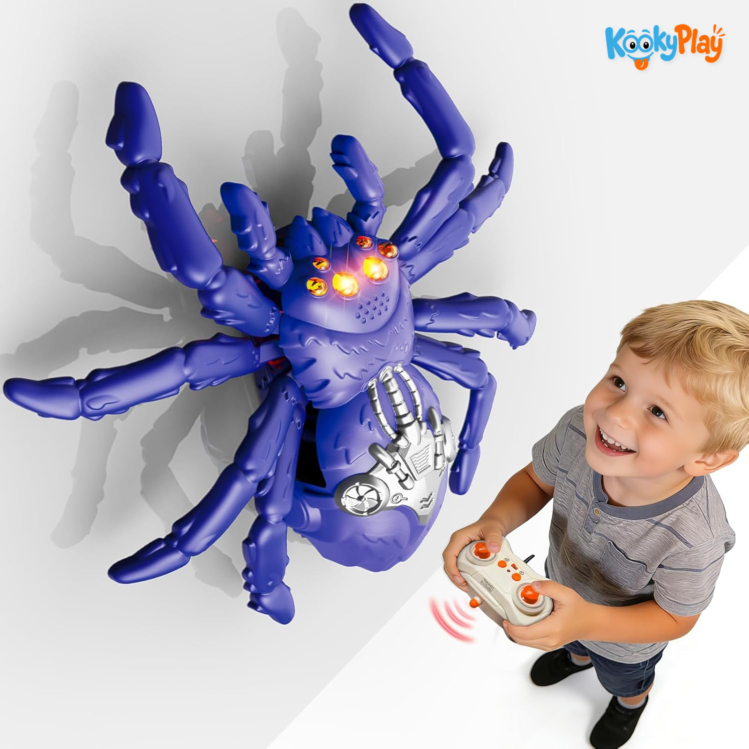 SpiderRush™ wall-climbing spider toy