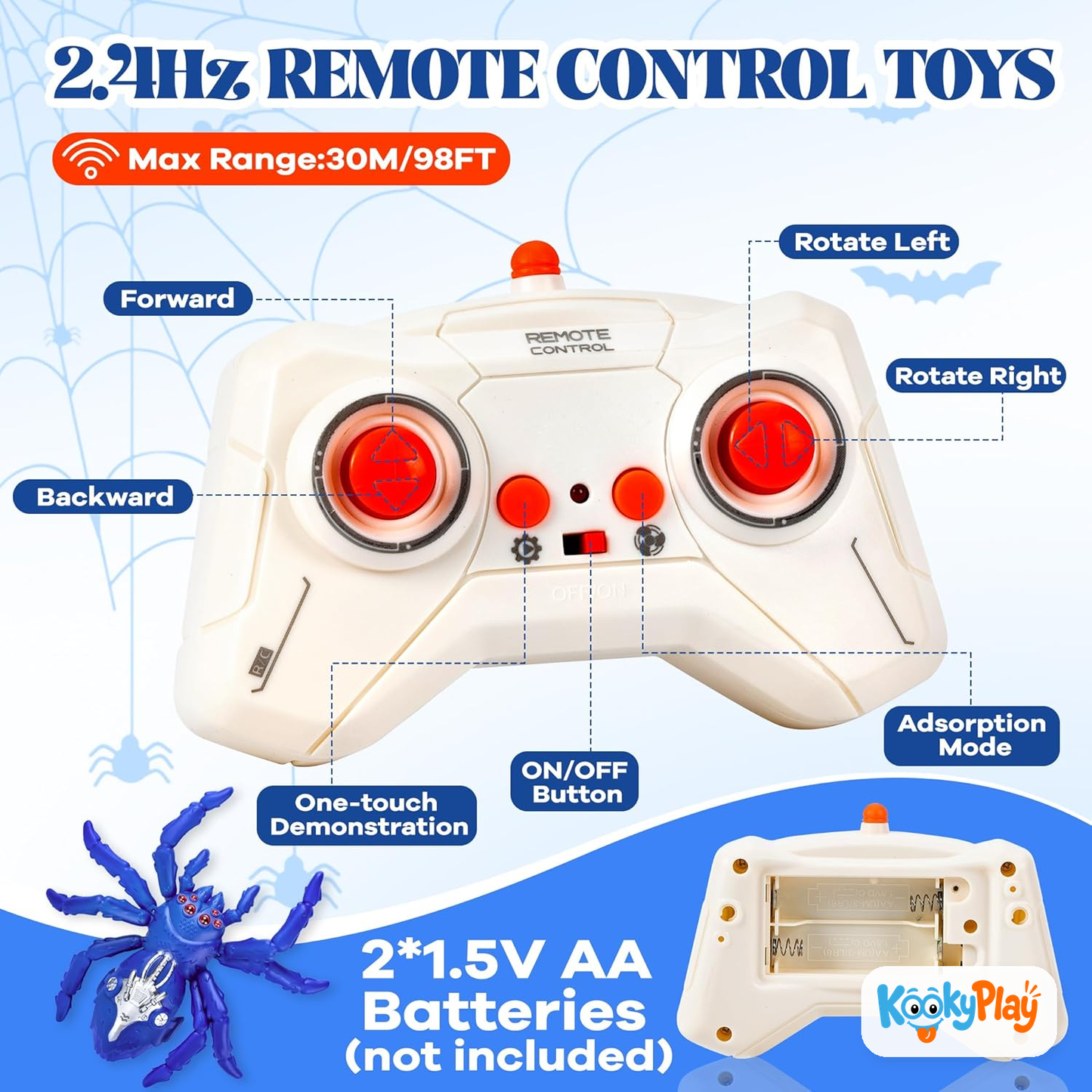 SpiderRush™ with remote control